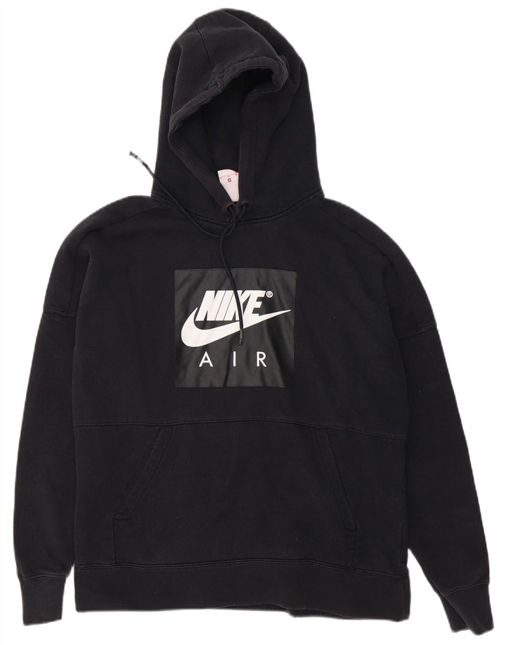 Nike grafisk hættetrøje til mænd mellem sort bomuld