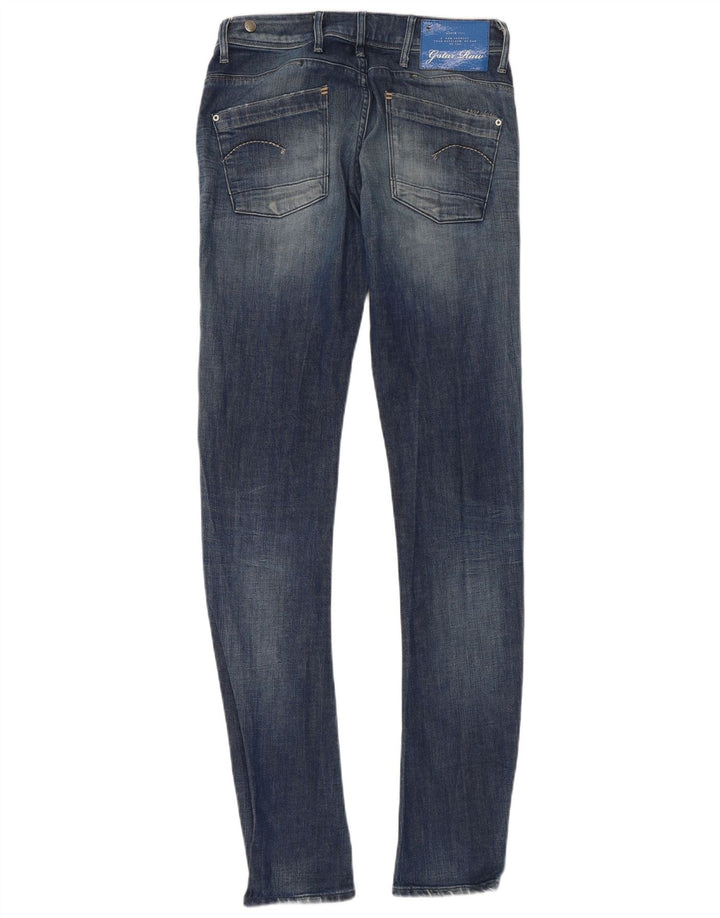 G-STAR Dame Super Slim Jeans W28 L34 Blå Bomuld