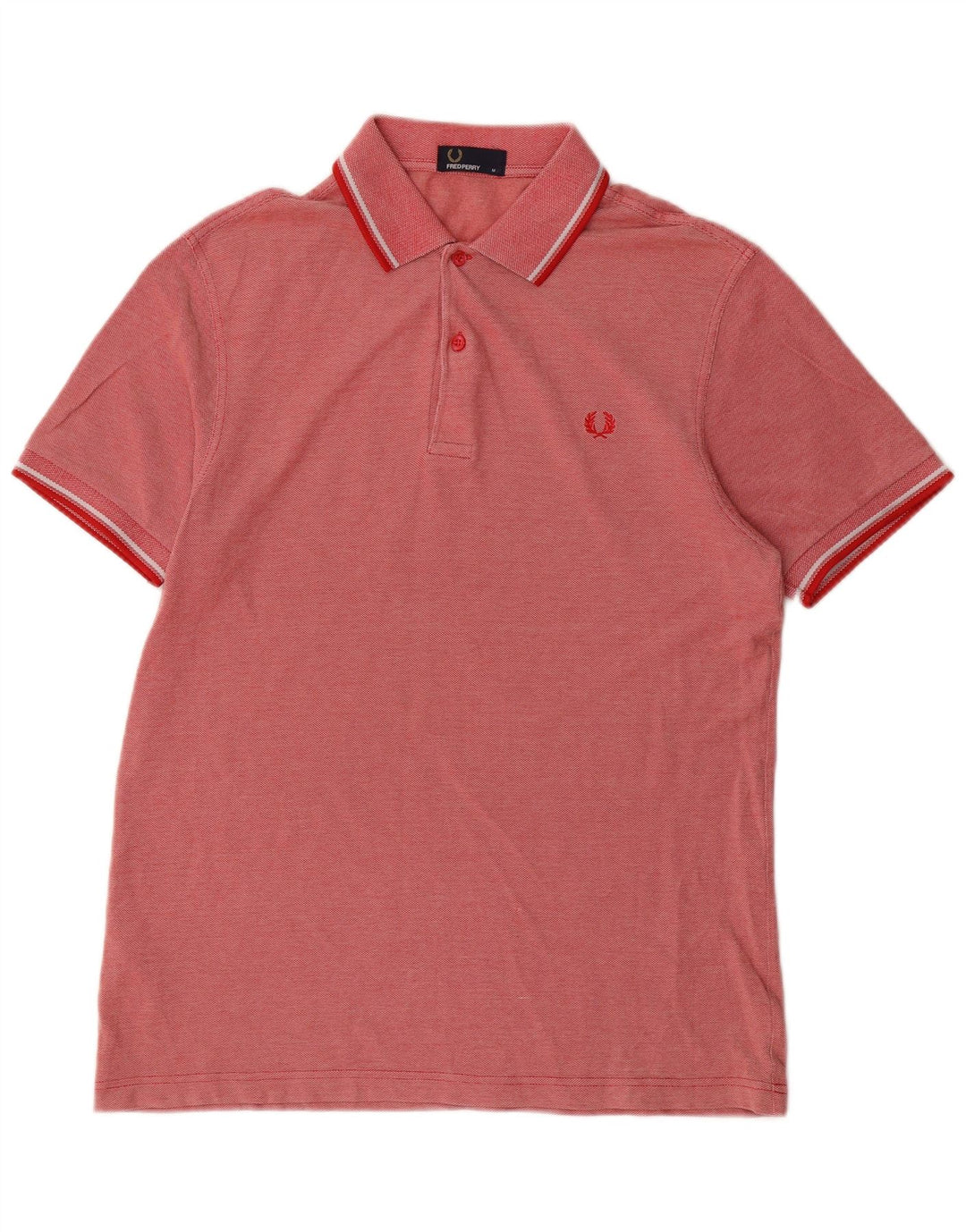 Fred Perry Herre poloshirt Medium rød bomuld