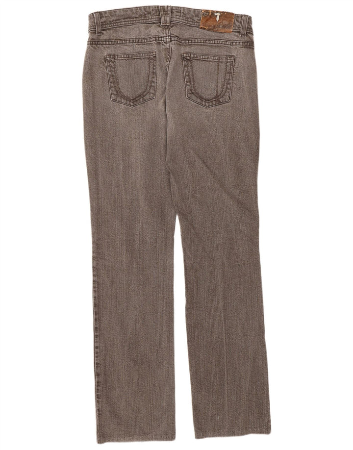 Trussardi lige damejeans W28 L30 brun bomuld
