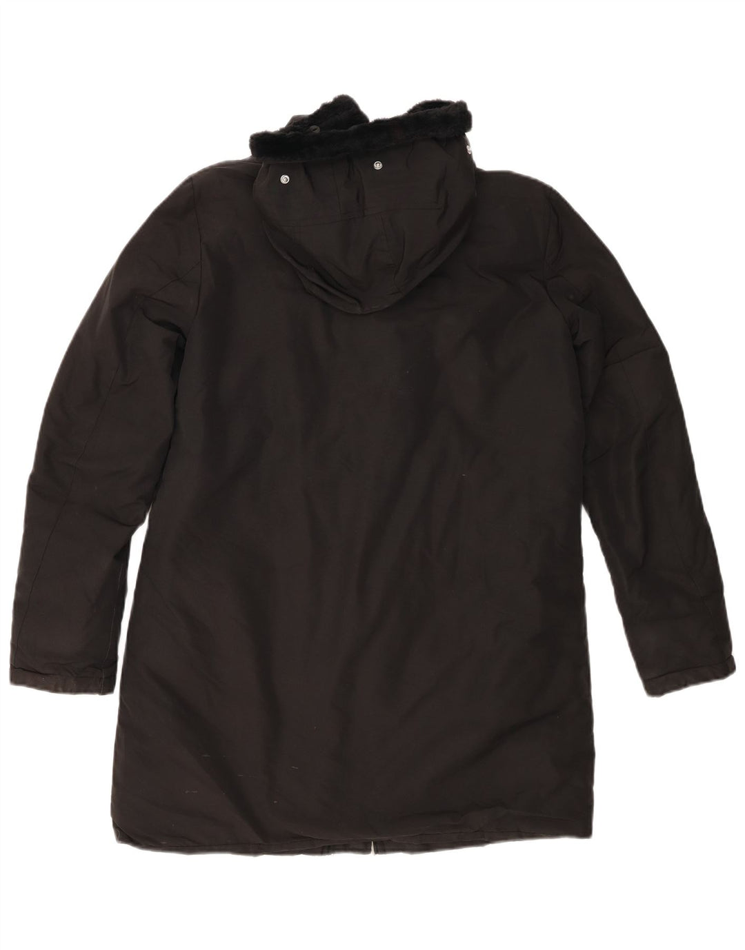 Zara vindjakke med hætte til kvinder UK 10 Small Black