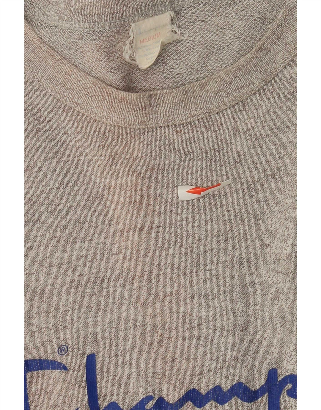 Champion Herre grafisk T-shirt Top mellemgrå bomuld