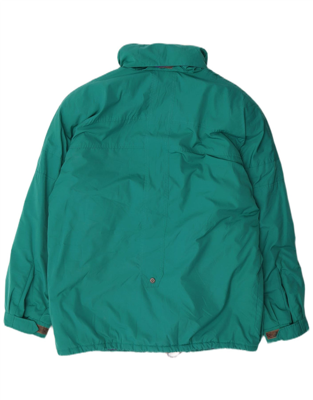 FILA Mens Hooded Windbreaker Jacket UK 42 XL Turquoise