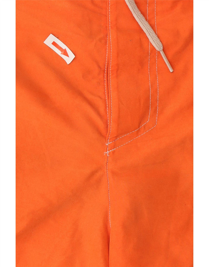 Fila Herre grafiske badeshorts Store Orange Colourblock Polyester