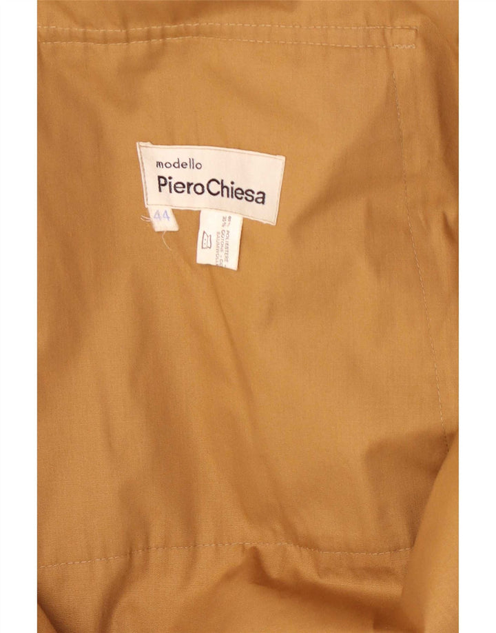 Vintage Loose Fit Trench Coat til kvinder IT 44 Medium Brun Polyester