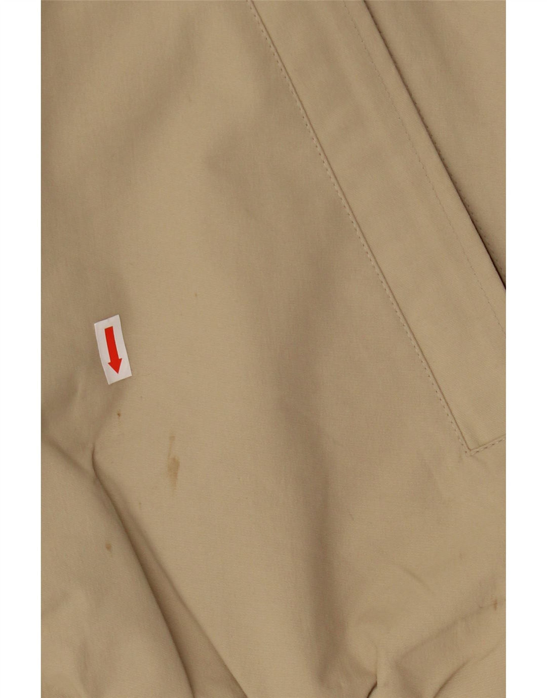 Asics Herre Bomber Jacket UK 40 Stor Beige Polyamid