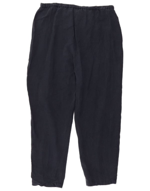 Marks & Spencer Dame Casual Bukser UK 16 Large W32 L26 Navy Blue
