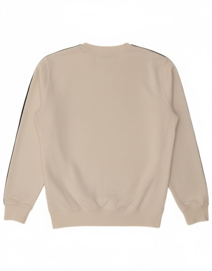 Champion Herre Grafisk Sweatshirt Jumper Lille Hvid Colourblock Bomuld