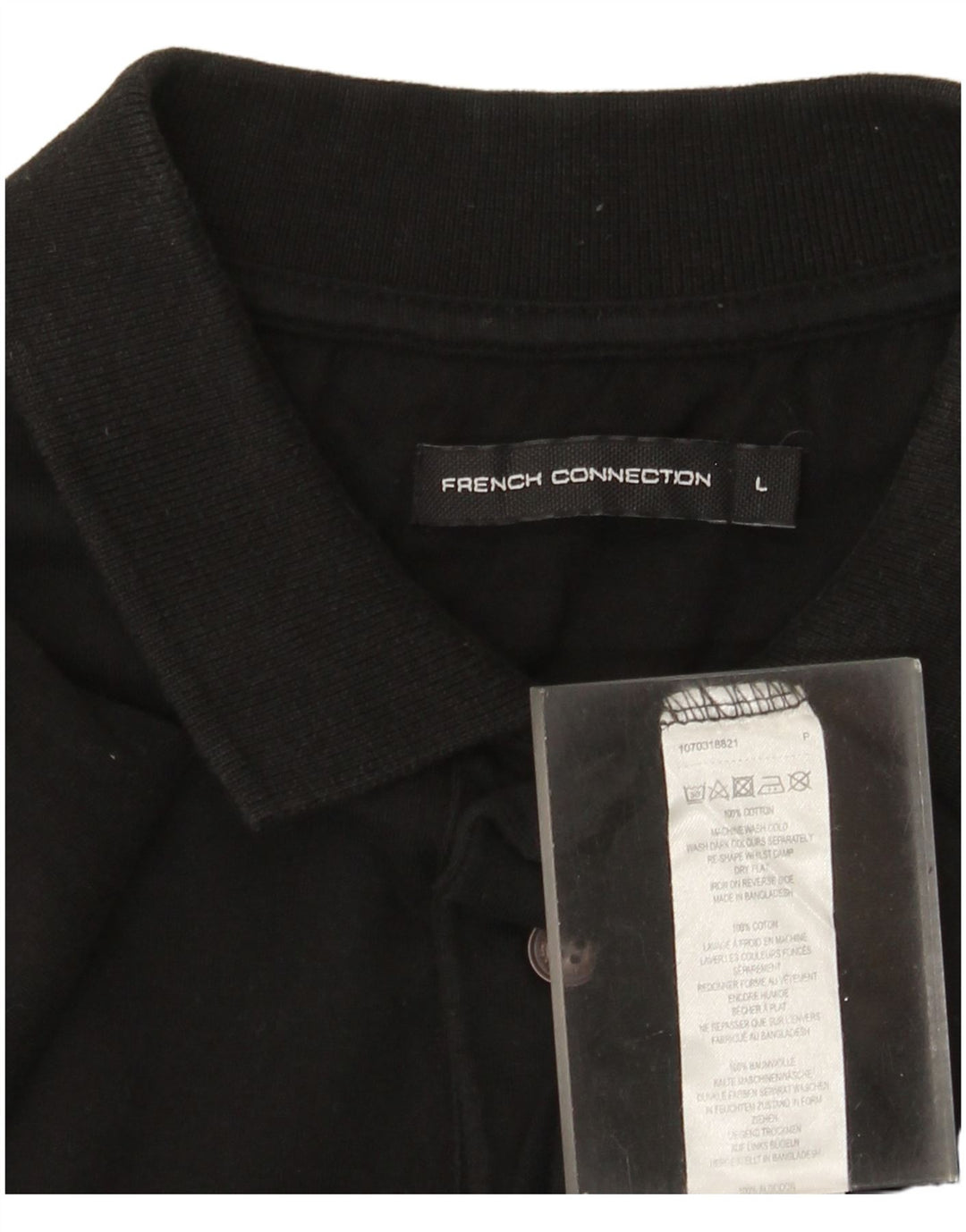 French Connection Herre poloshirt Stor sort bomuld