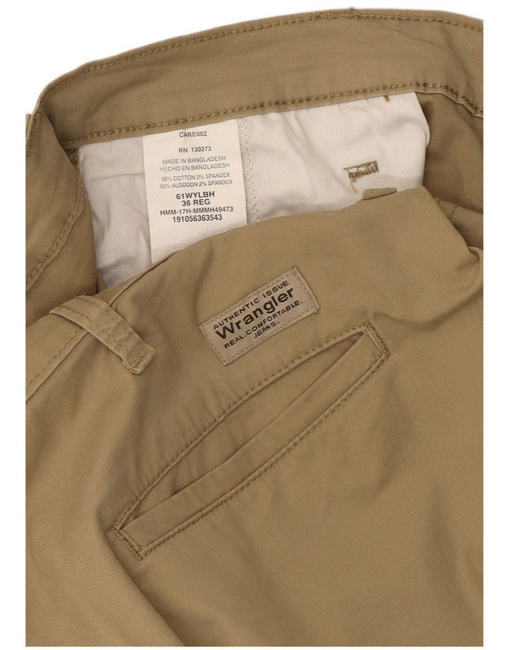 Wrangler Herre Cargo Shorts W36 Stor Beige Bomuld