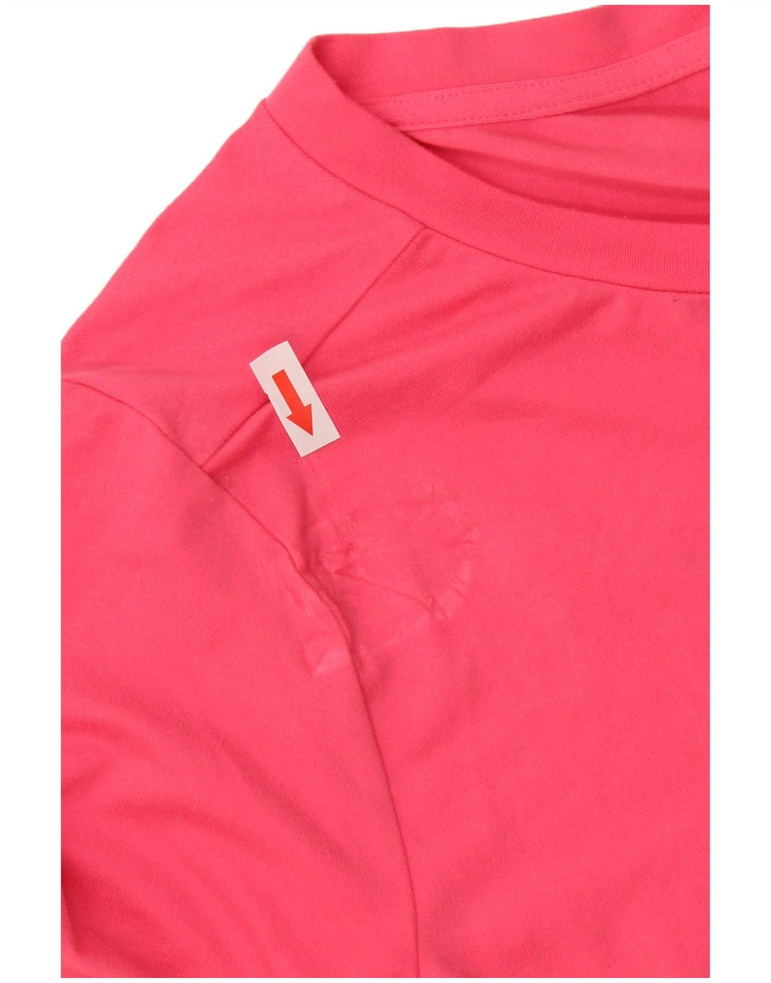 Adidas Grafisk T-Shirt Top UK 12/14 Medium Pink Polyester