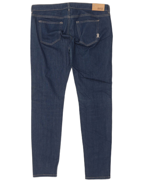 Rifle Dame Slim Jeans W32 L31 Blå Bomuld