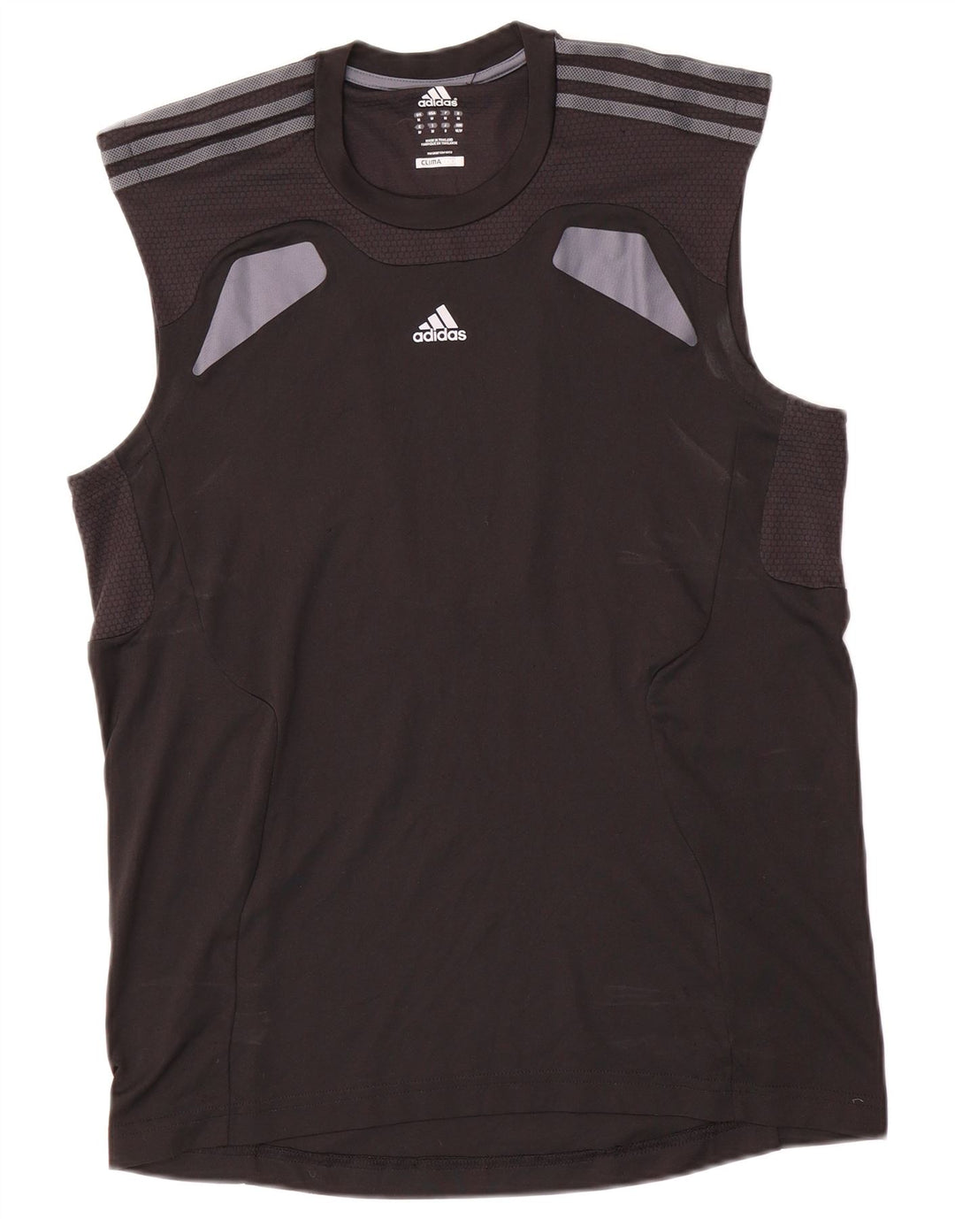 ADIDAS Herre Climacool Vest Top Medium Sort Colourblock Polyester