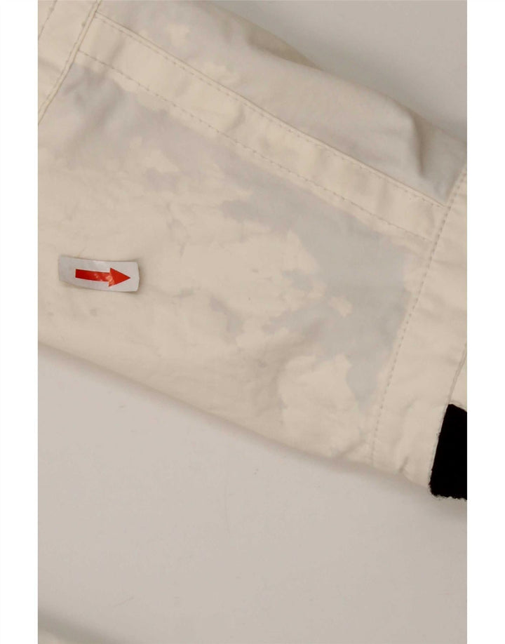 Museum Herre Graphic Utility Jacket UK 38 Medium White Colourblock Nylon