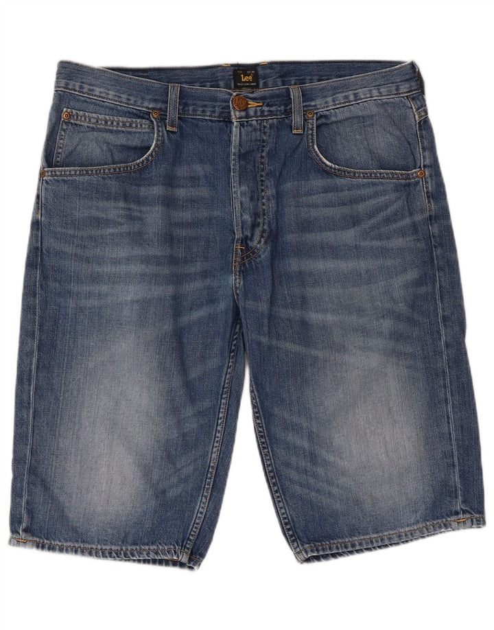 Lee Herre denimshorts W32 Medium Blue Bomuld