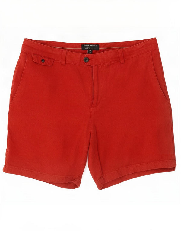 Banana Republic Herre Chino Shorts Medium W33 Burgundy Linned