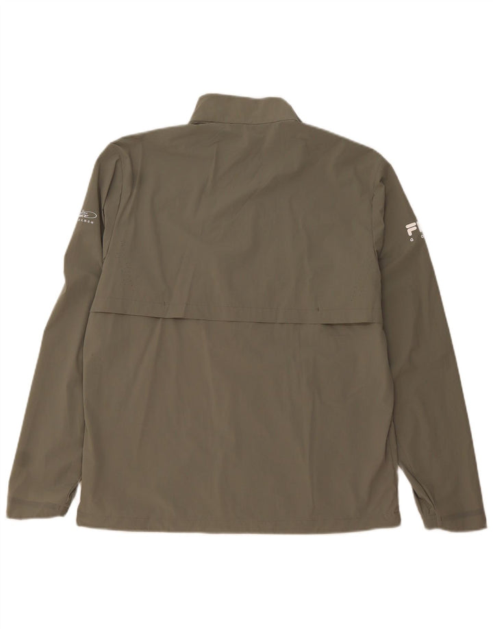 Fila Womens Regular Fit træningsdragt Topjakke UK 18 XL Khaki