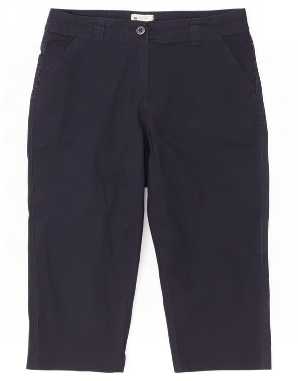 Mountain Warehouse Womens Bermuda Shorts UK 10 Small W28 Navy Blue Cotton