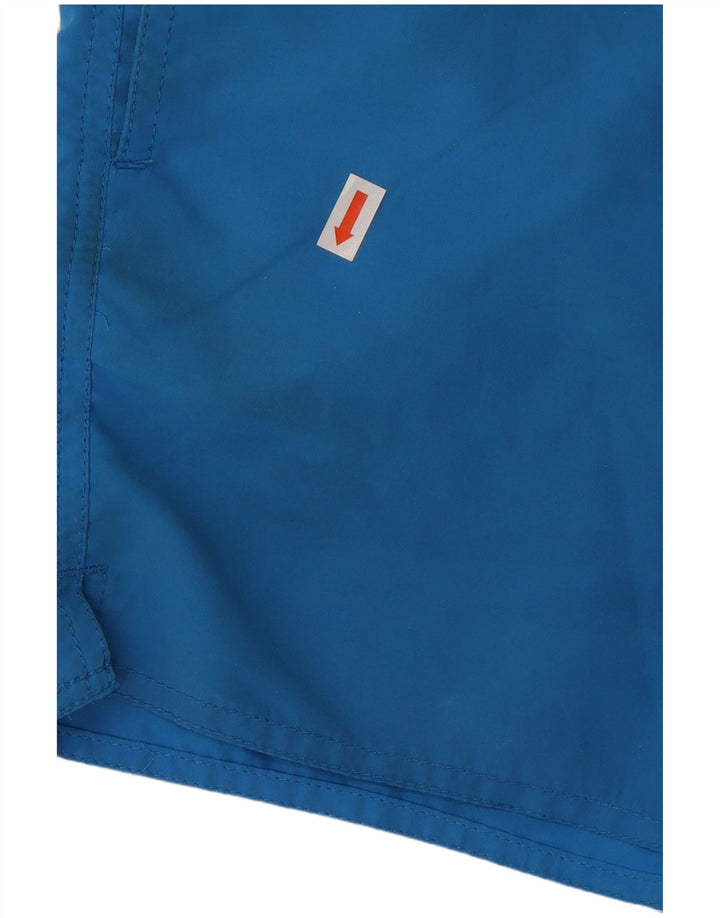 Emporio Armani Herre grafiske badeshorts EU 46 Small Blue Polyester