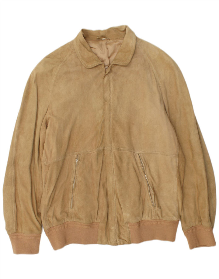 German's Herre Ruskind Bomber Jacket IT 52 XL Beige