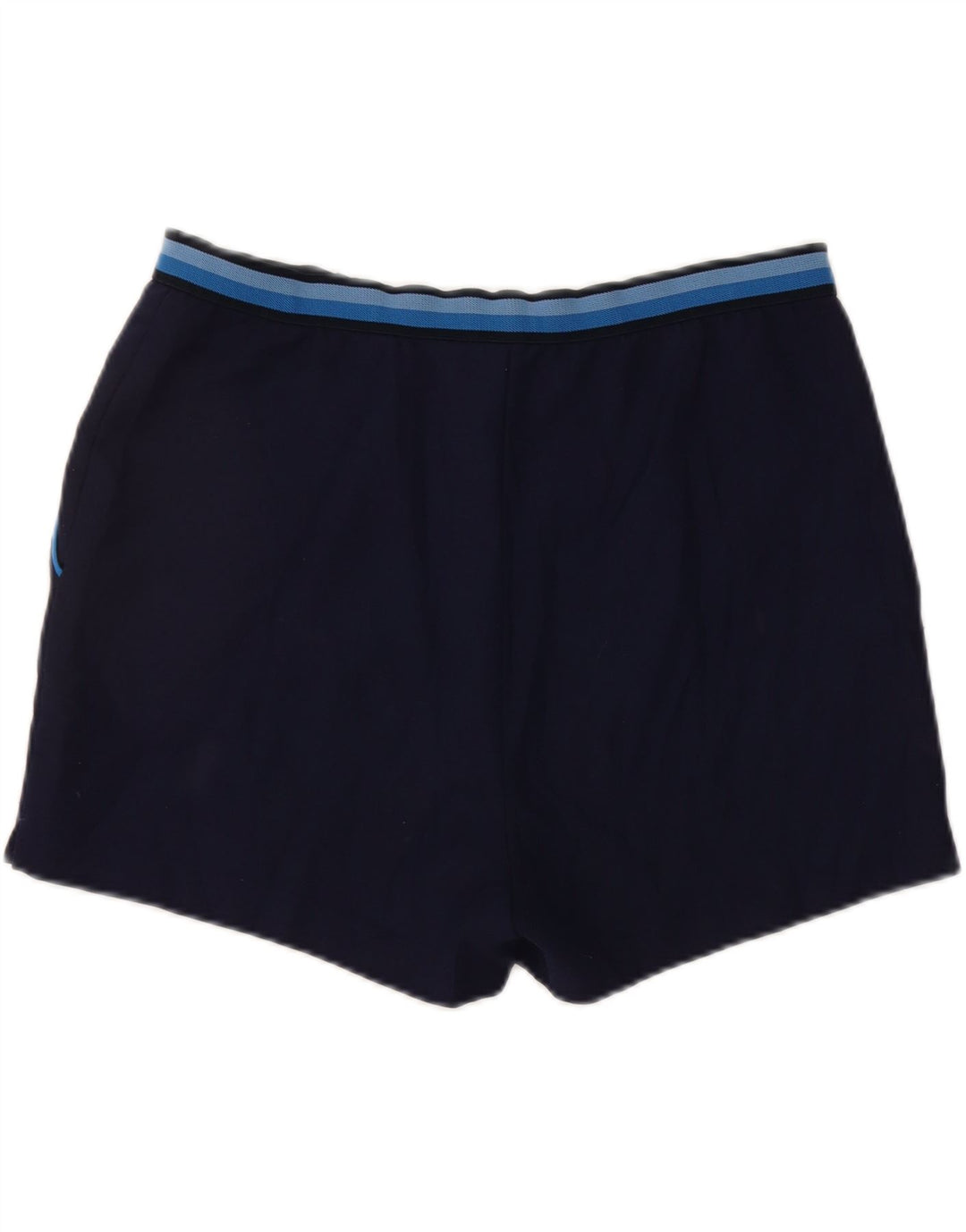 F.LLI CAMPAGNOLO Mens Chino Shorts IT 52 XL W32 Navy Blue Polyester