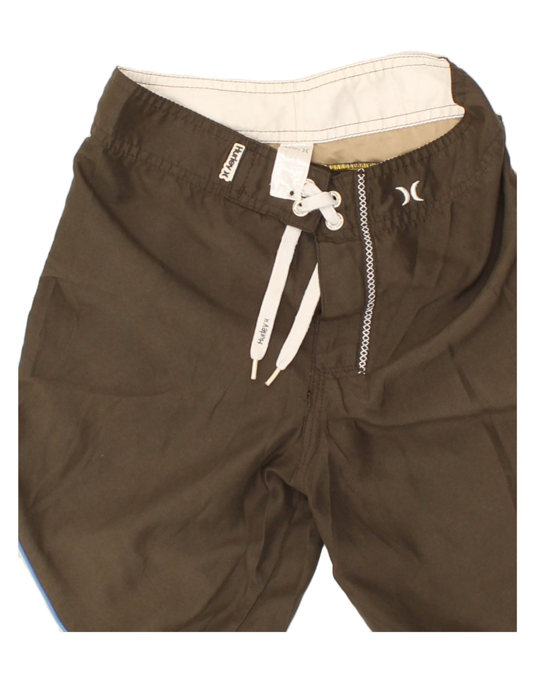 HURLEY Boys Graphic Swimming Shorts 5-6 Years  Grey Colourblock Polyester Vintage Hurley and Second-Hand Hurley from Messina Hembry 