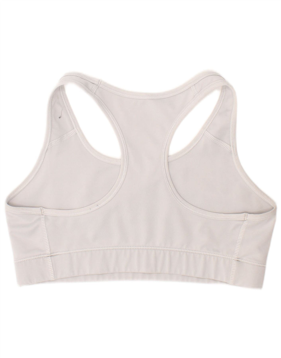 Nike Dame Dri Fit Graphic Sports BH Top Medium White Sports