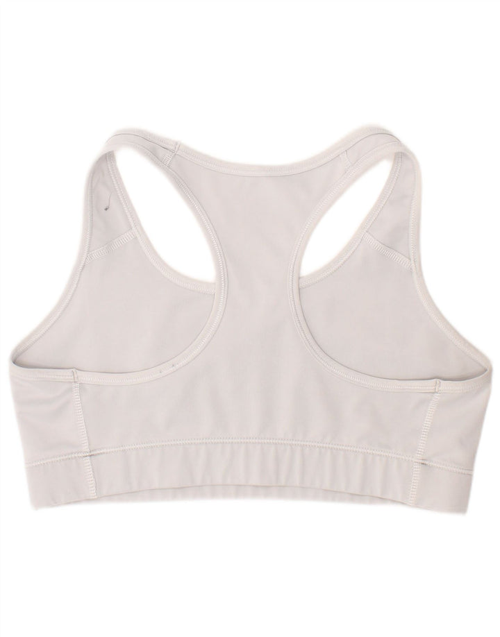 Nike Dame Dri Fit Graphic Sports BH Top Medium White Sports