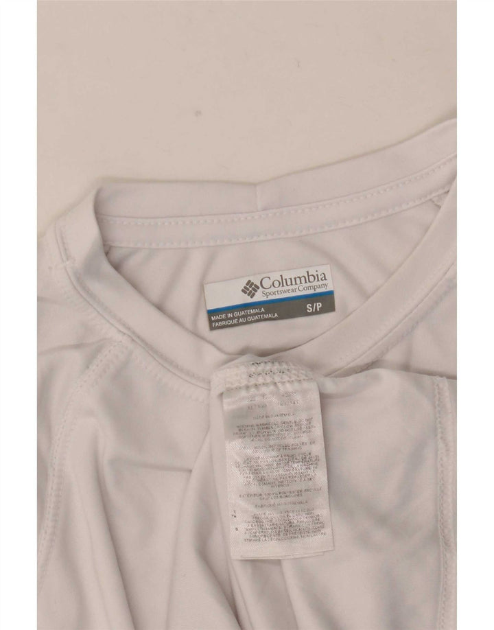 Columbia herre T-shirt top lille hvid polyester