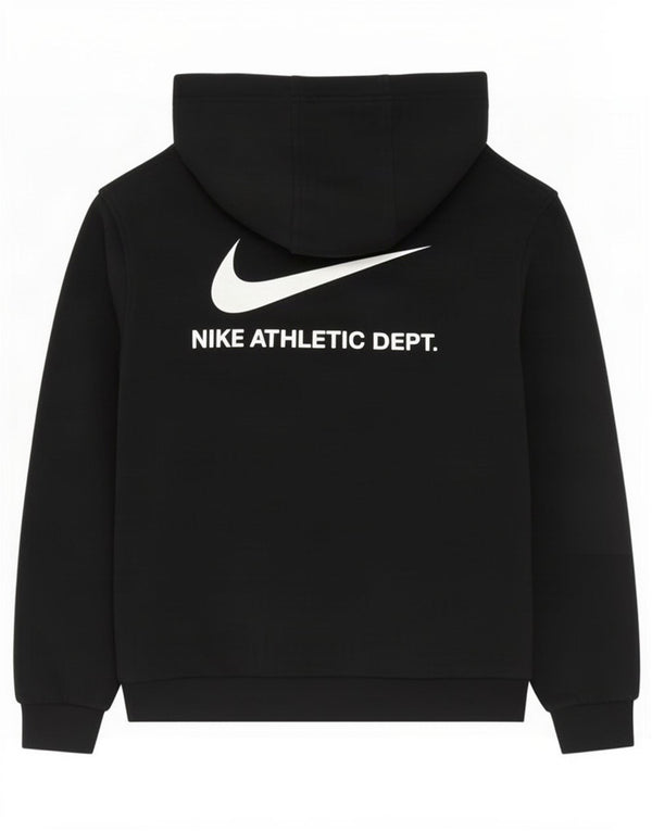 Nike piger grafisk hættetrøje 10-11 år medium sort bomuld