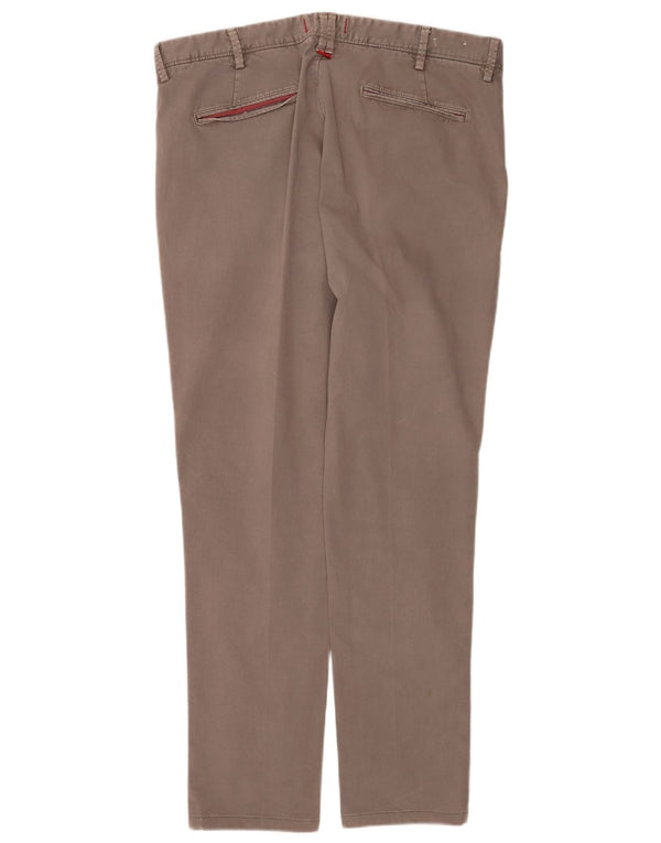 Jaggy Herre Slim Fit Chino Bukser W36 L31 Brun Bomuld