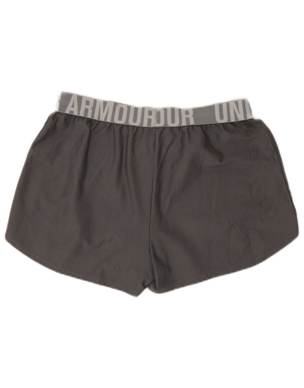 Under Armour Dame Heat Gear Grafiske svømmeshorts UK 14 Medium Grå