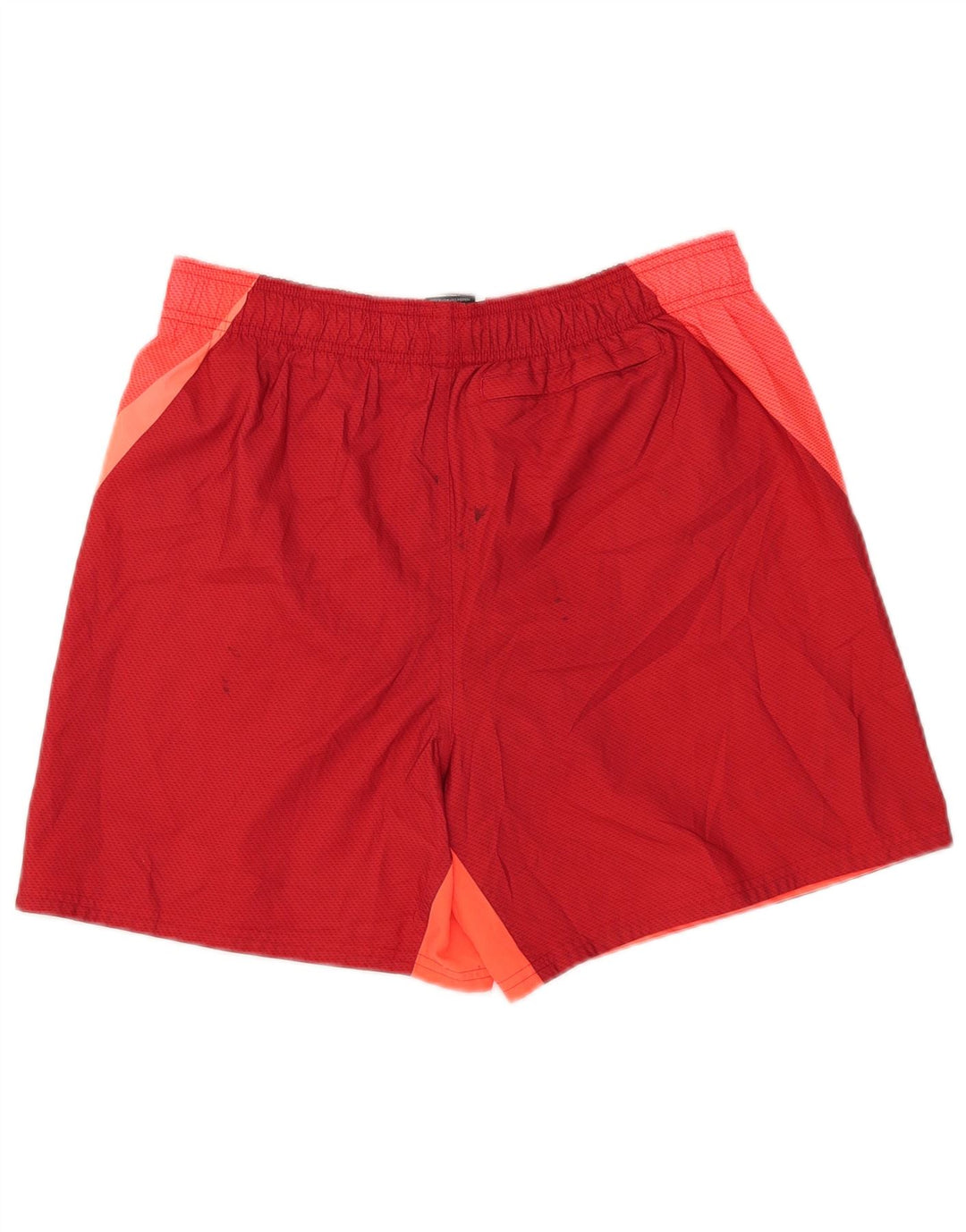 Nike Herre grafiske svømmeshorts Medium Rød Colourblock Polyester