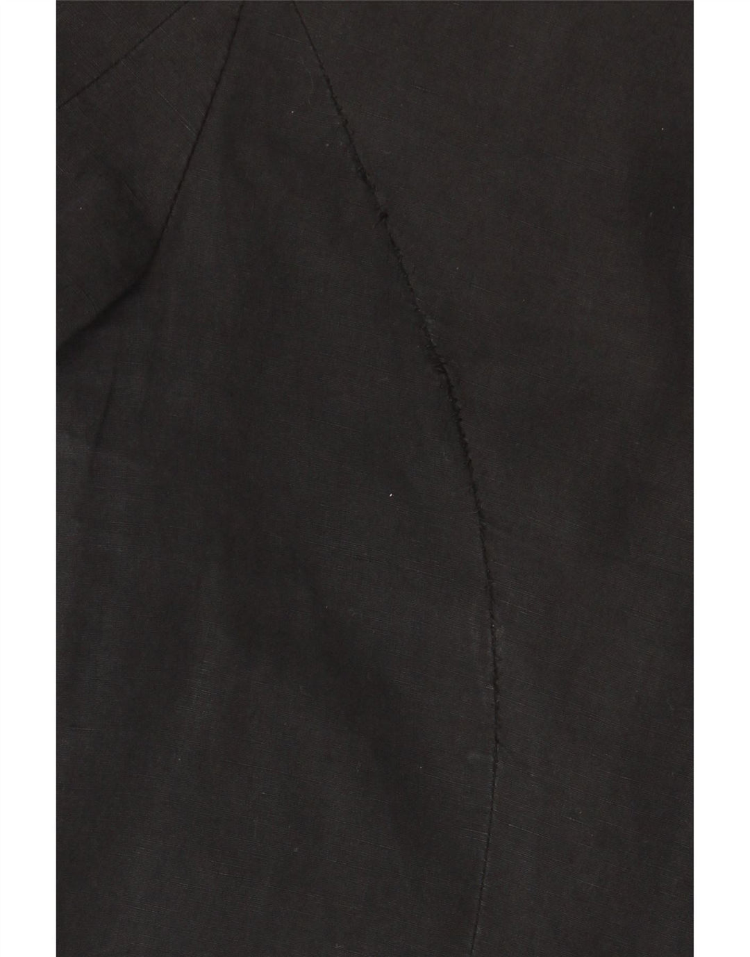 All Saints Dame Crop 3 Button Blazer Jacket UK 12 Medium Sort Bomuld