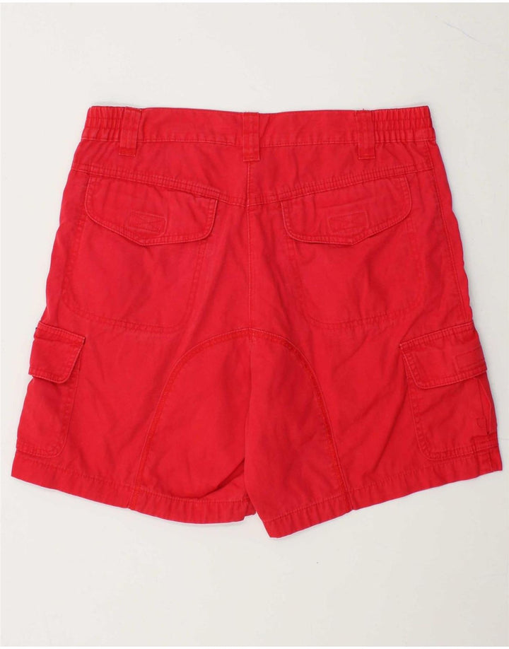 SLAM Mens Cargo Shorts Medium W32  Red Cotton