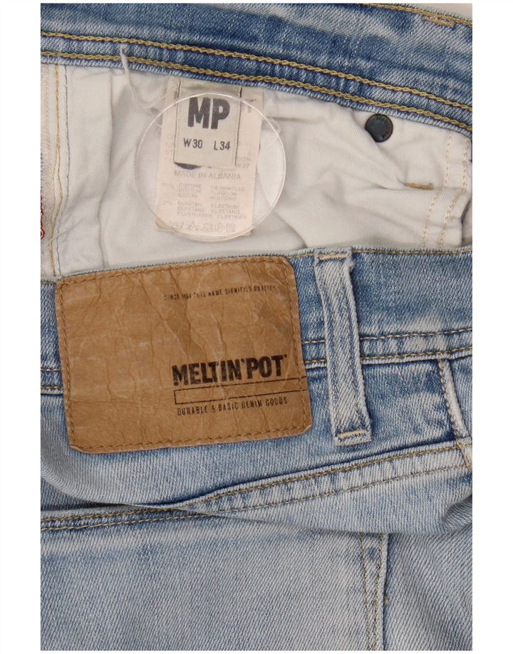 Meltin' Pot Dame Slim Jeans W30 L34 Blå Bomuld