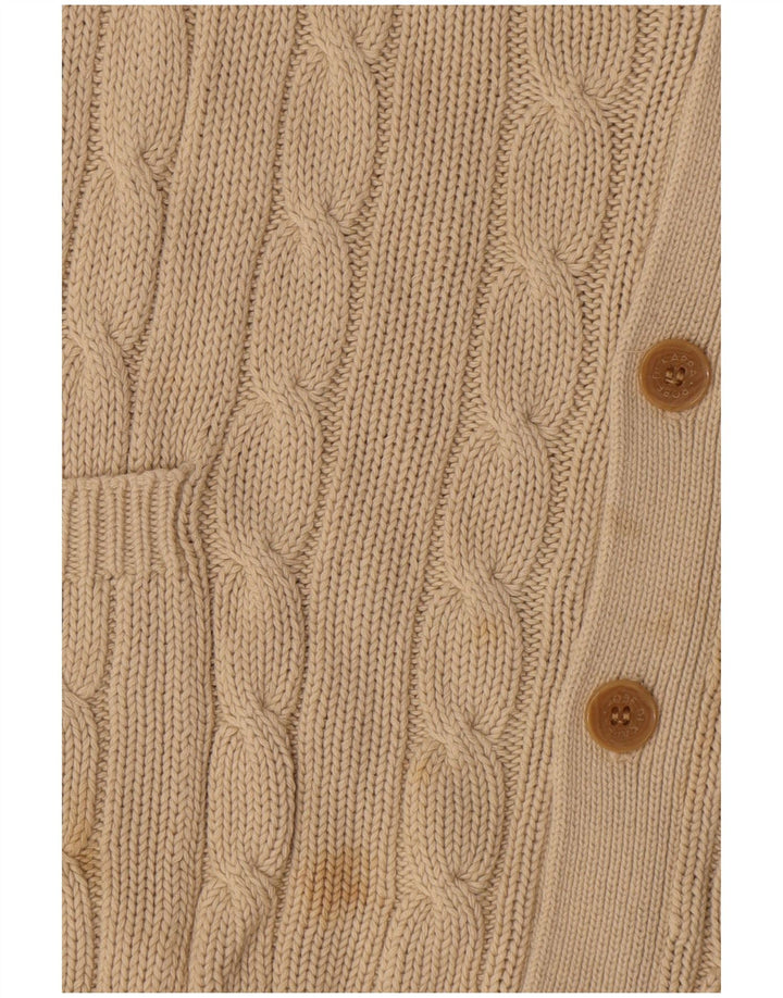 Kappa Herre Cardigan Sweater XL Beige Bomuld