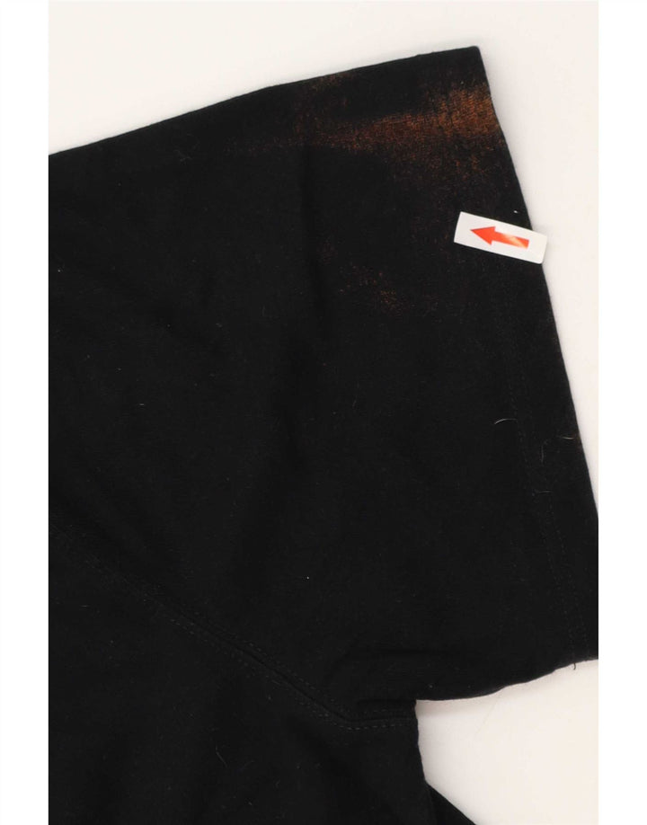 Champion Herre Grafisk T-Shirt Top XL Sort Bomuld