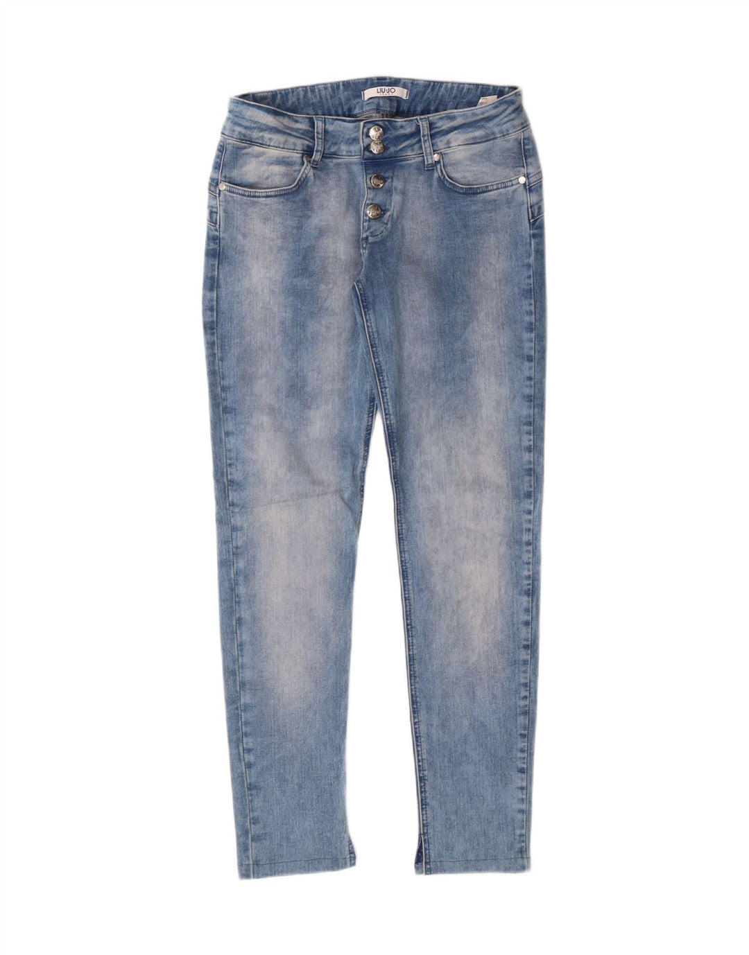 Liu Jo Dame Slim Jeans W29 L29 Blå Bomuld Classic