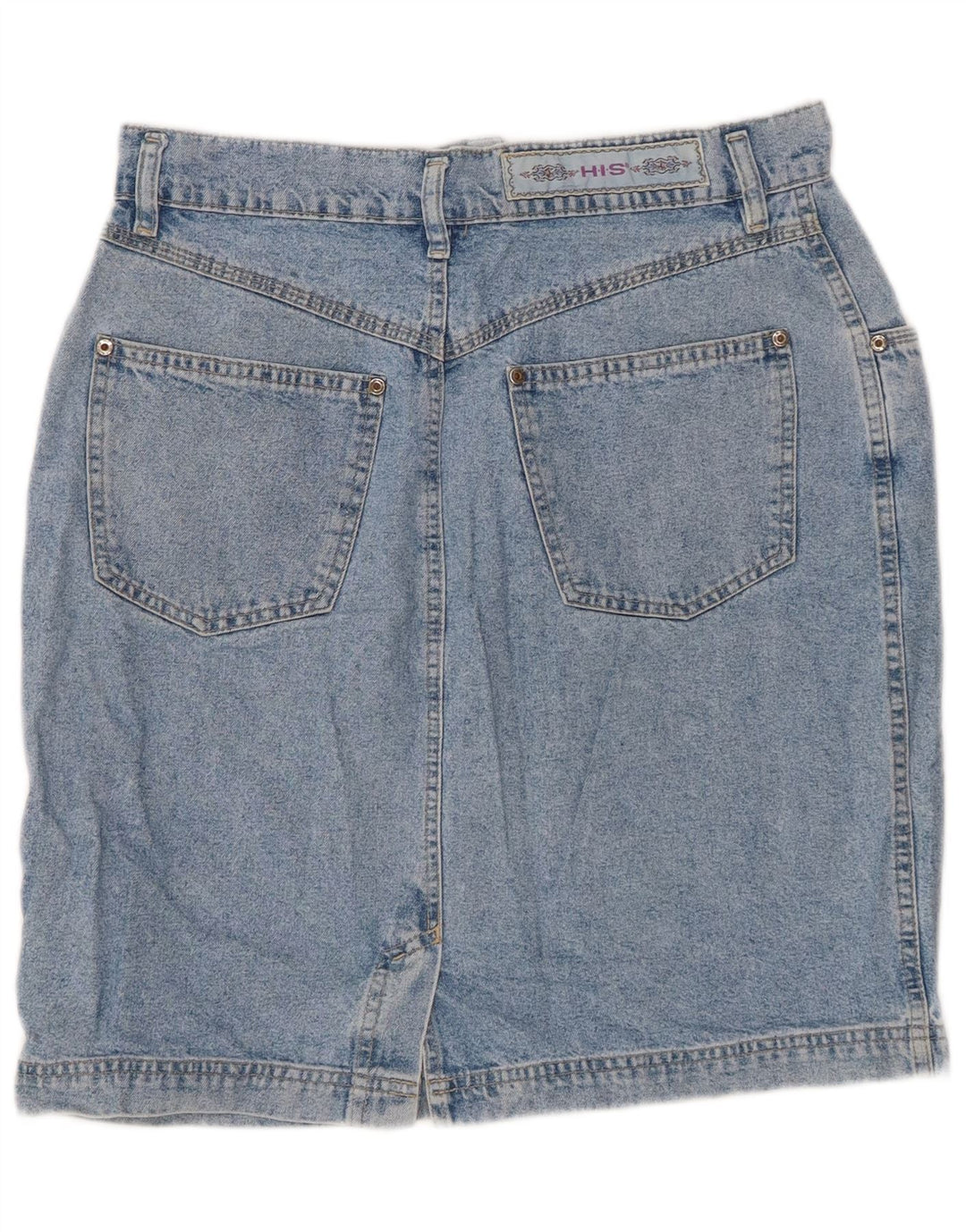 H.I.S Dame Denim Nederdel IT 44 Medium W30 Blå