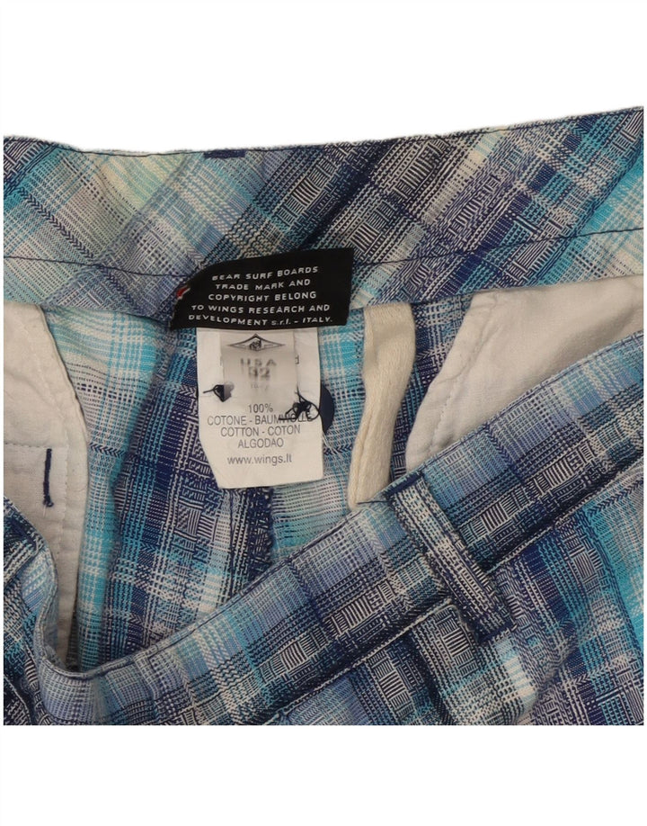 Bear Herre Cargo Shorts W32 Medium Blue Ternet Bomuld