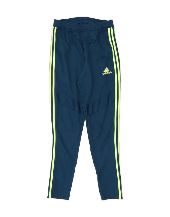ADIDAS Mens Climacool Tracksuit Trousers Small  Navy Blue Polyester Vintage Adidas and Second-Hand Adidas from Messina Hembry 