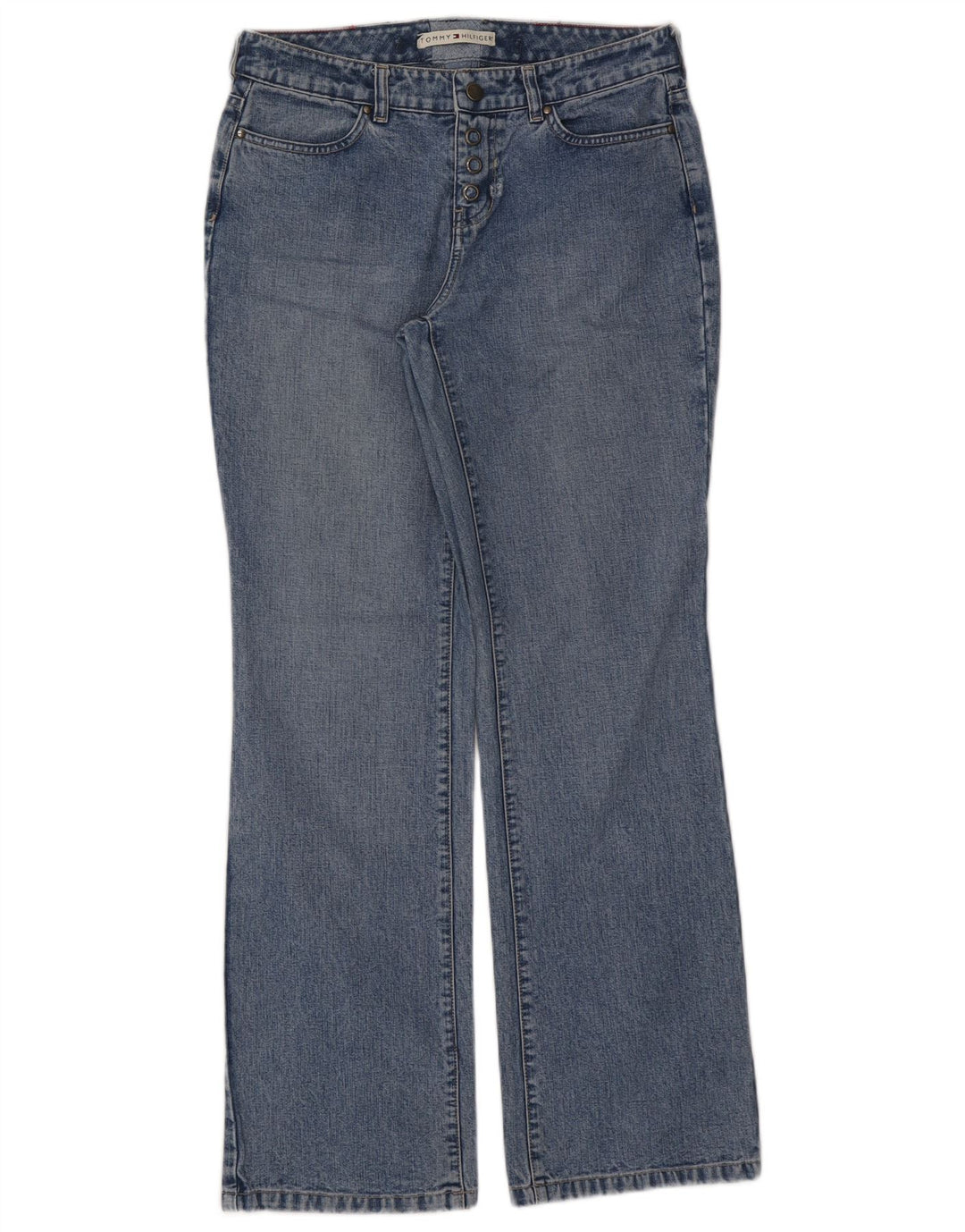 Tommy Hilfiger Dame Bootcut Jeans W30 L31 Blå