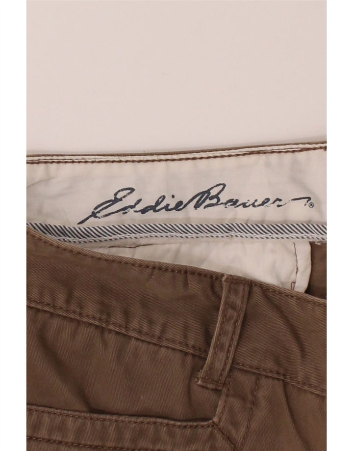 EDDIE BAUER Womens Blakely Fit Capri Trousers US 10 Large W32 L22 Grey Vintage Eddie Bauer and Second-Hand Eddie Bauer from Messina Hembry 