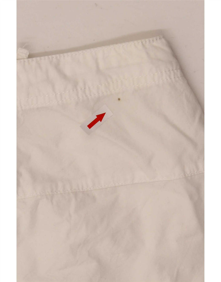 Champion Kvinder Casual Shorts Large W32 Hvid Bomuld