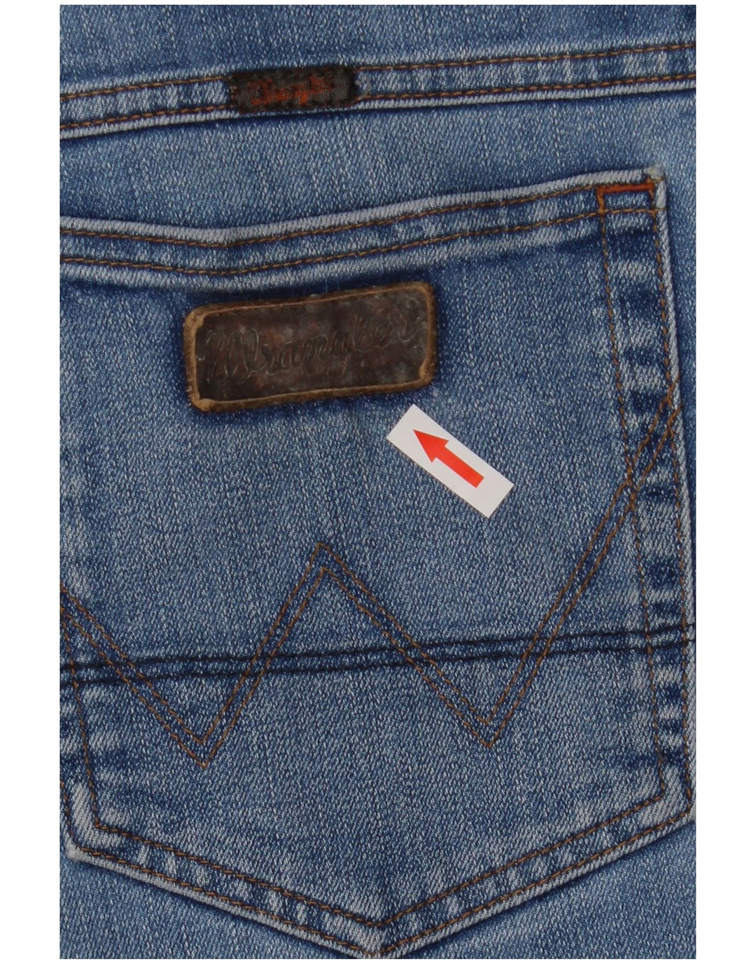 Wrangler Herre Texas Stretch Straight Jeans W36 L30 Blå Bomuld