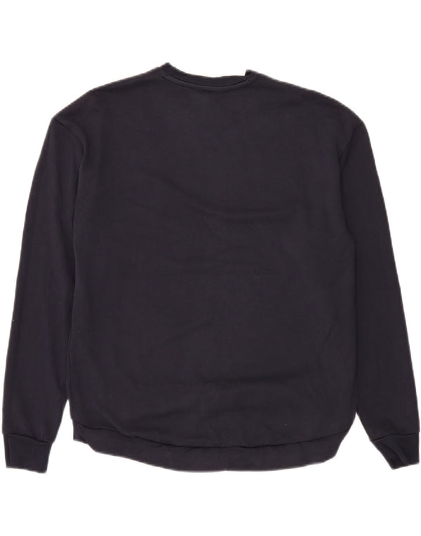 Ted Baker Herre Sweatshirt Jumper Størrelse 2 Small Navy Blue Viscose