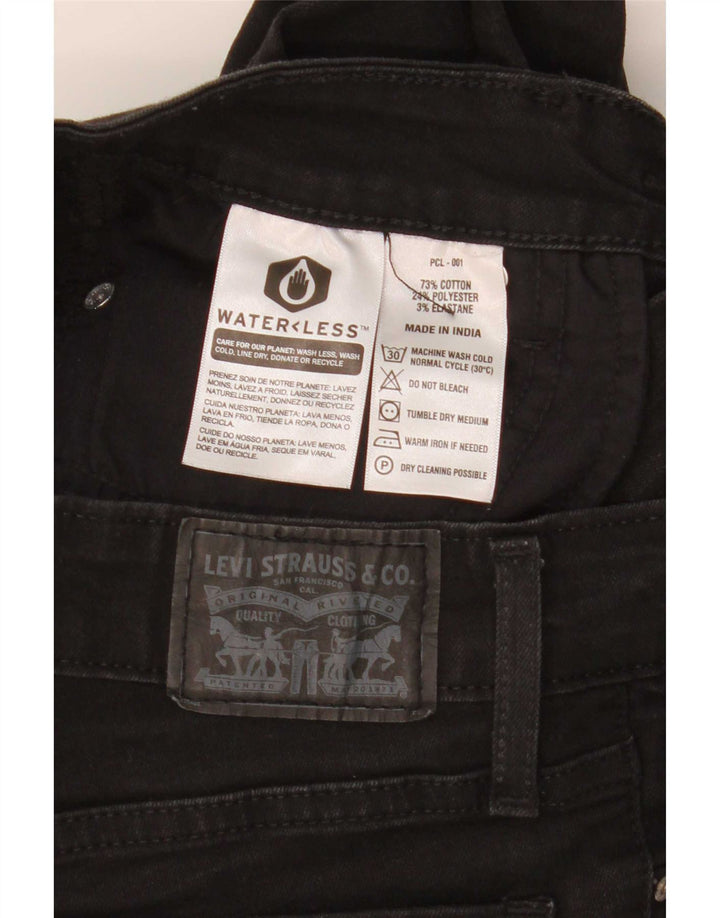 Levi's Dame 715 Bootcut Jeans W25 L27 Sort Bomuld