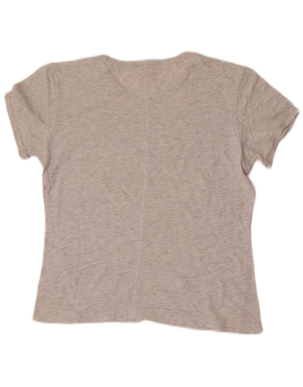 Champion Womens Heritage Classics Grafisk T-Shirt Top UK 18 XL Grå Bomuld