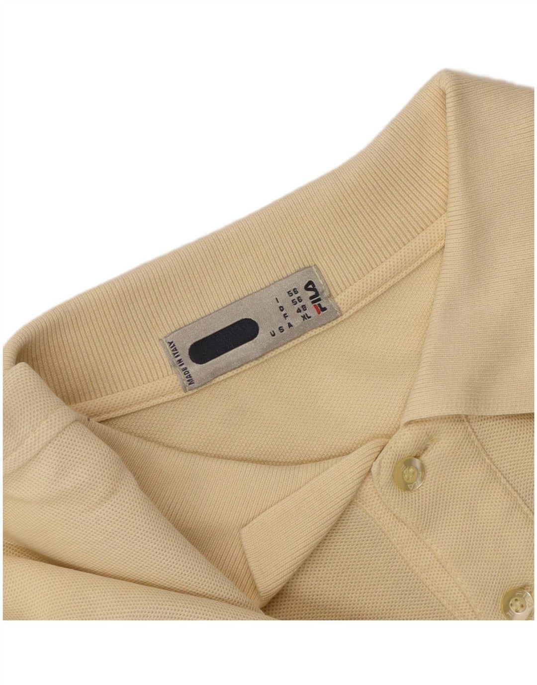 Fila Herre Polo Shirt IT 56 XL Gul